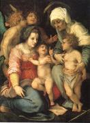 Andrea del Sarto The Holy Family with Angels (mk05) oil painting on canvas